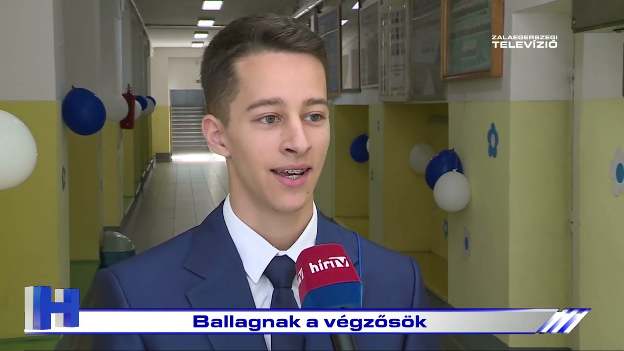 Ballagnak a végzősök – ZTV Híradó 2022-04-29