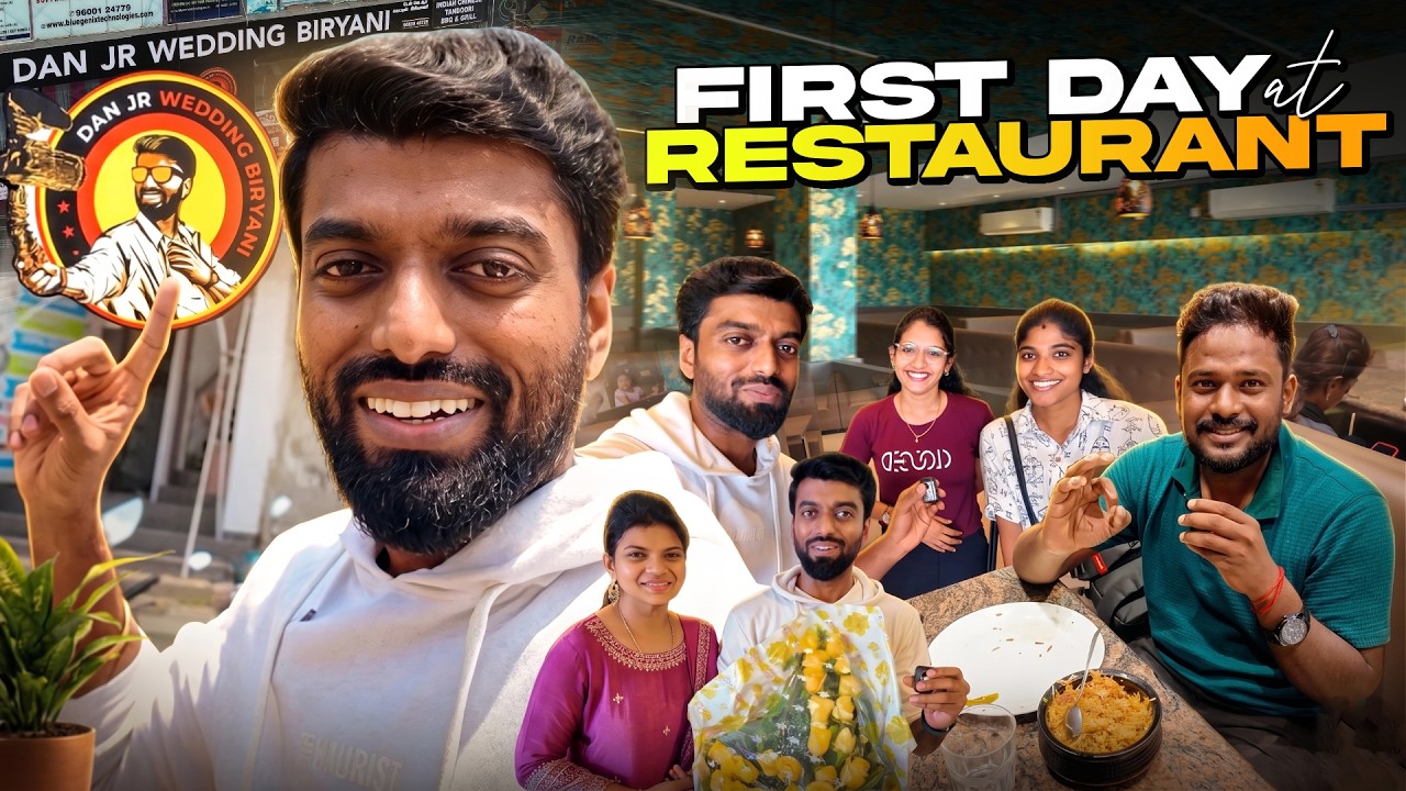 FIRST DAY Sales & Reviews in DAN JR WEDDING BIRYANI | DAN JR VLOGS