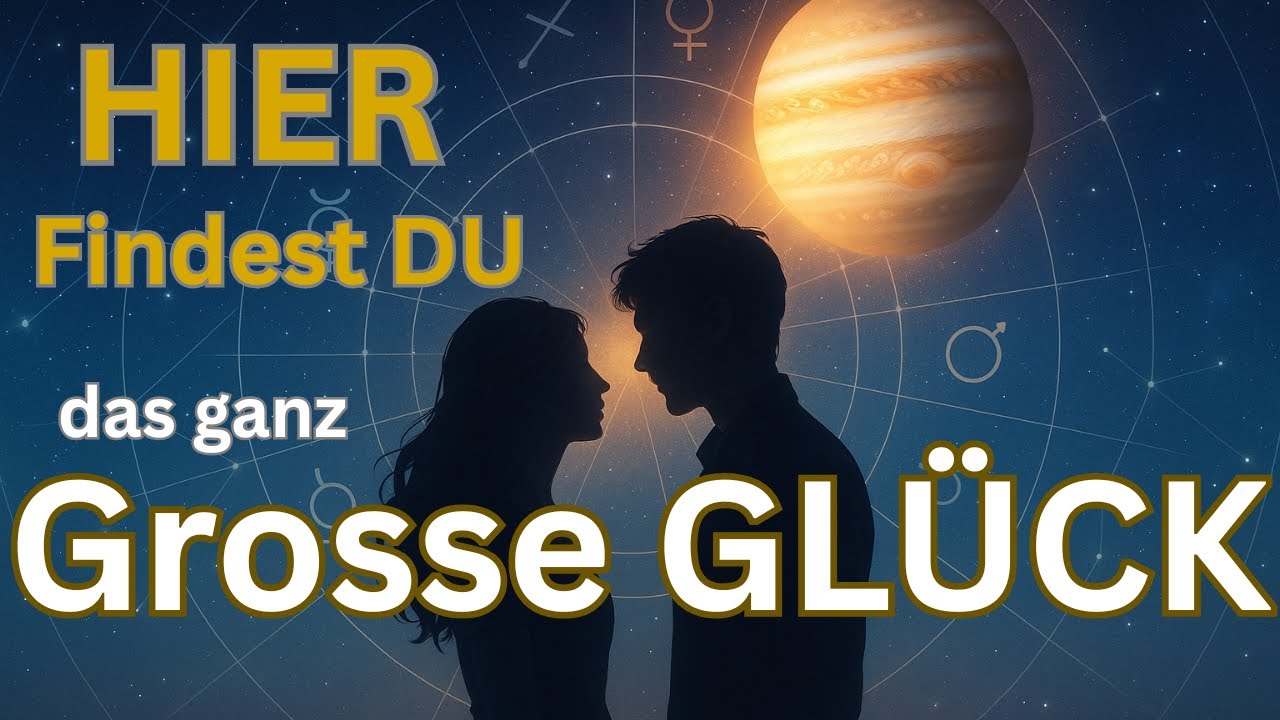 Finde die grosse Liebe, Glück und Erfolg auf Deiner JUPITER - Linie - Astrologie & Astrokartografie