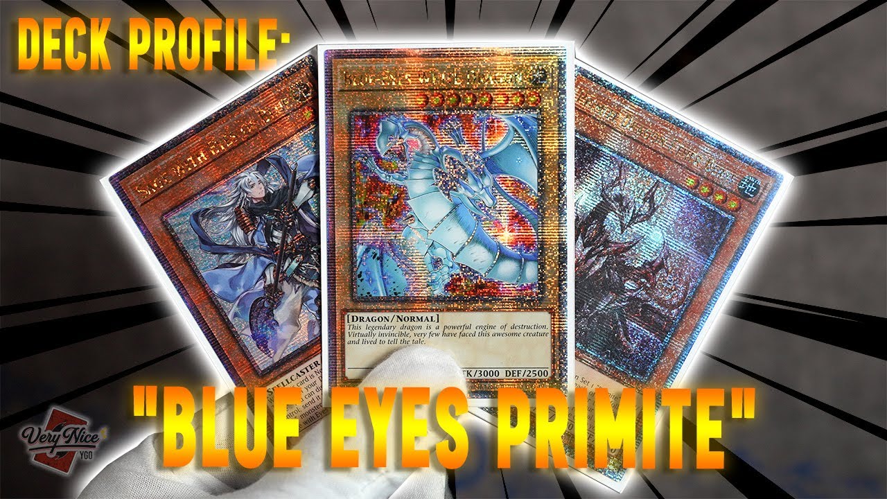 Профиль колоды Yu-Gi-Oh!: BLUE-EYES PRIMITE (МАКСИМАЛЬНАЯ РЕДКОСТЬ)