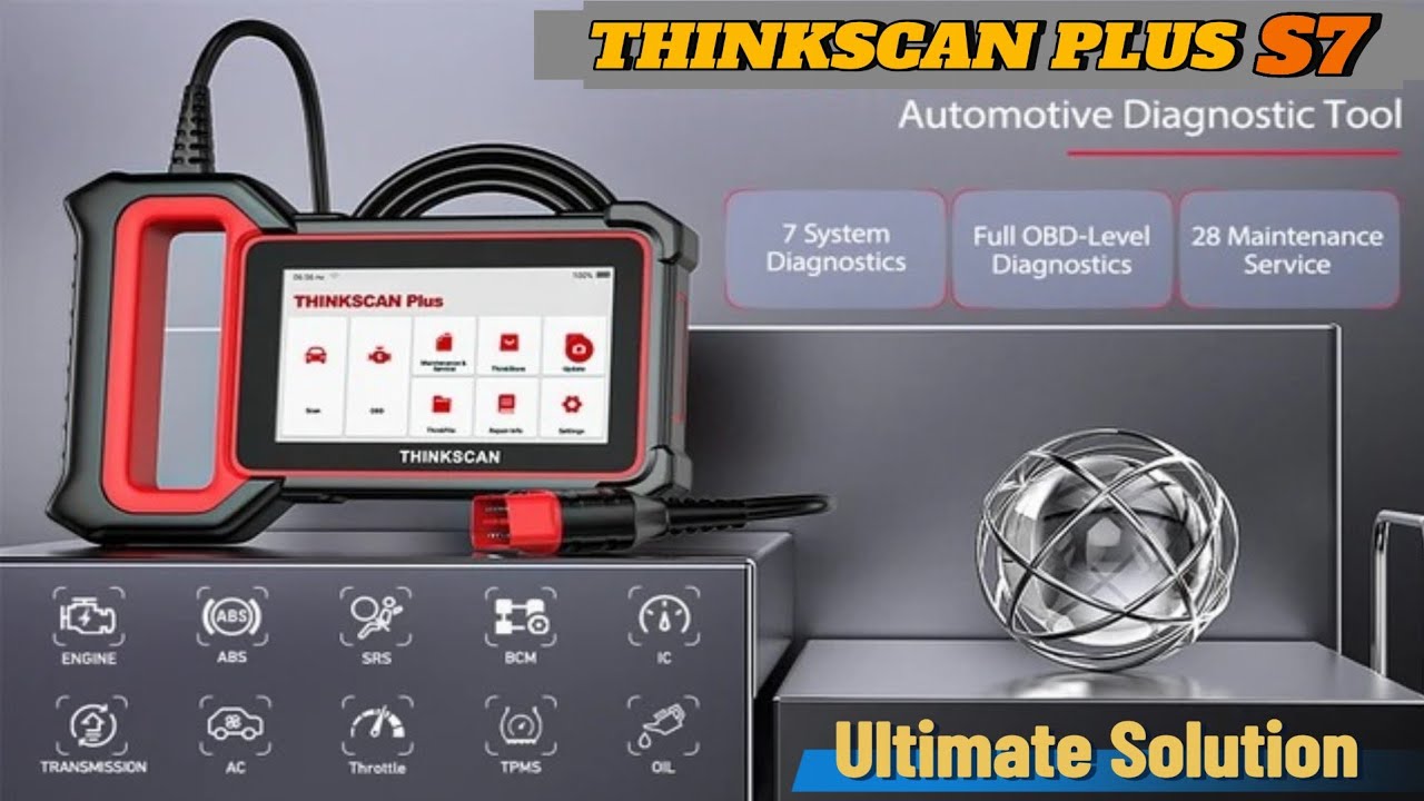 THINKCAR ThinkScan Plus S7 OBD2 Scanner Review: 7 System Diagnosis & 5 Free Resets !