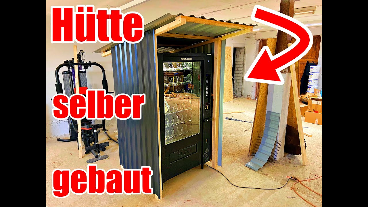 H&uuml;tte bauen f&uuml;r meinen Grillfleisch Automat I DIY Projekte