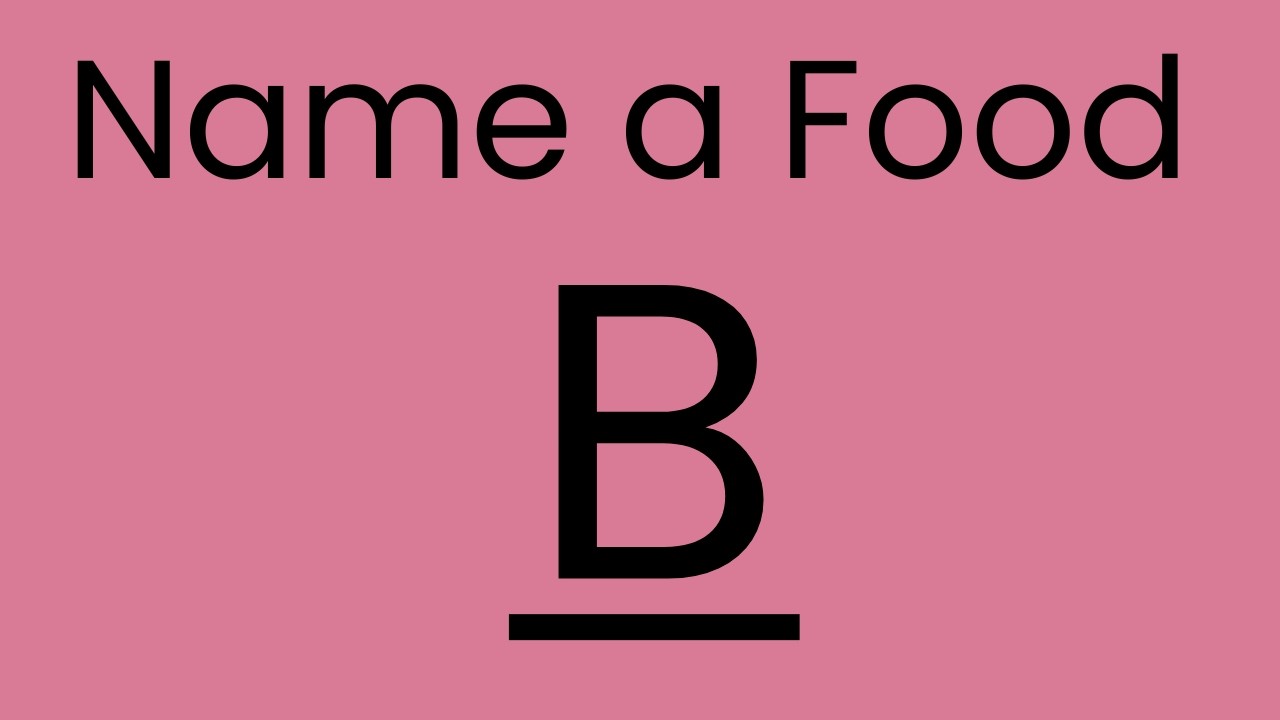 Can You Name a Word for Every Letter? Alphabet Quiz