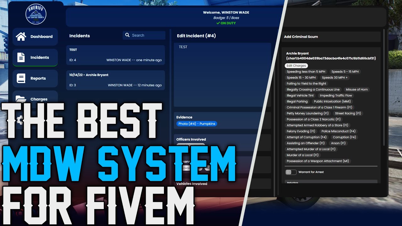 MOST ADVANCED MDW/MDT ON FIVEM | 2023 PROJECT ROGUE TUTORIAL |  