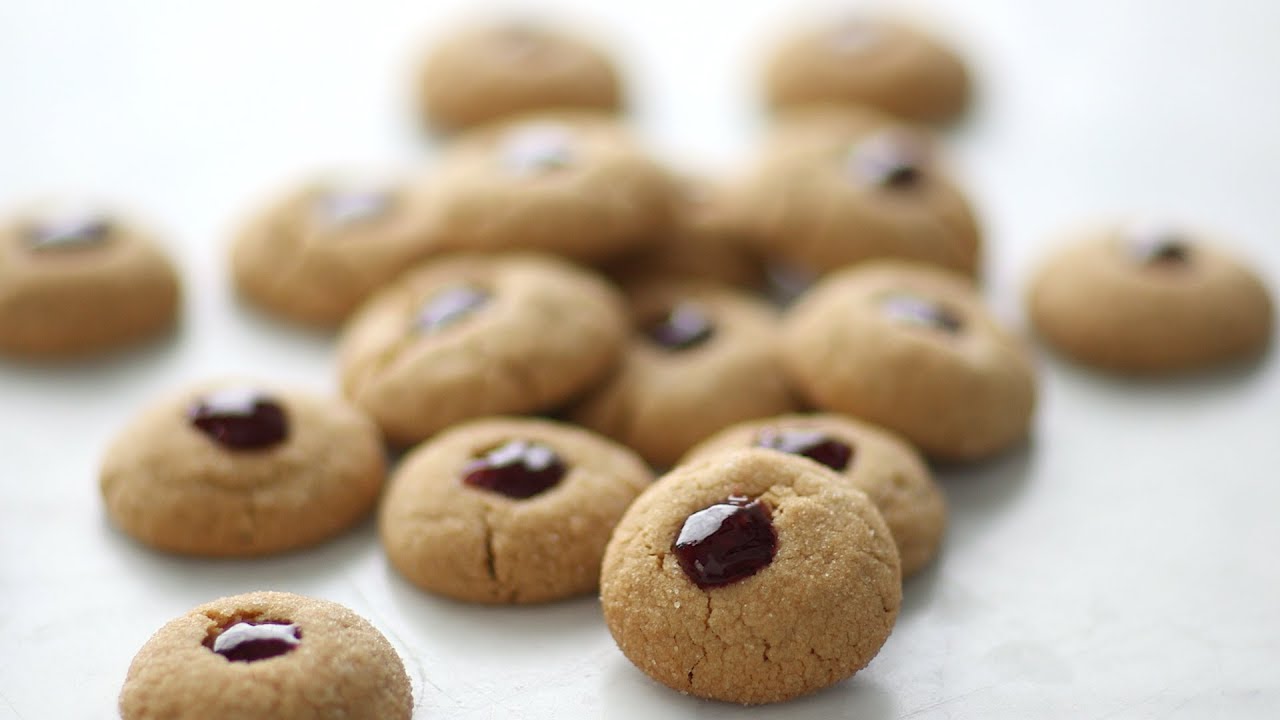 Peanut Butter and Jelly Thumbprints- Everyday Food with Sarah Carey