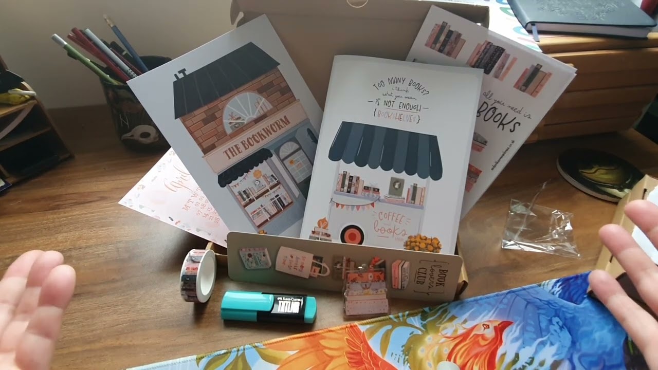 Under The Rowan Trees. Three Mystery Stationery Subscription Boxes.