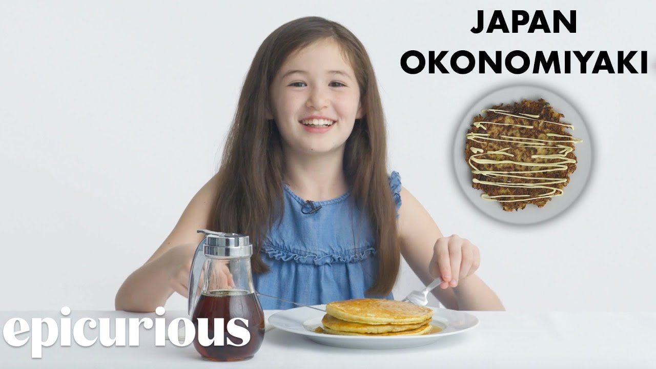 Kids Try 10 Kinds of Pancakes from Around the World