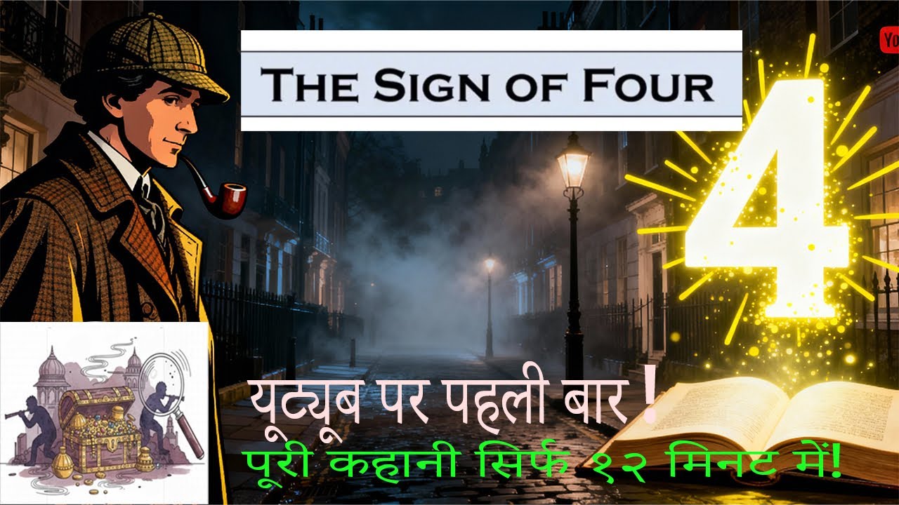 The Sign of Four | Full Story & Explanation in Easy Hindi | Sherlock Holmes | Exam-Oriented Summary