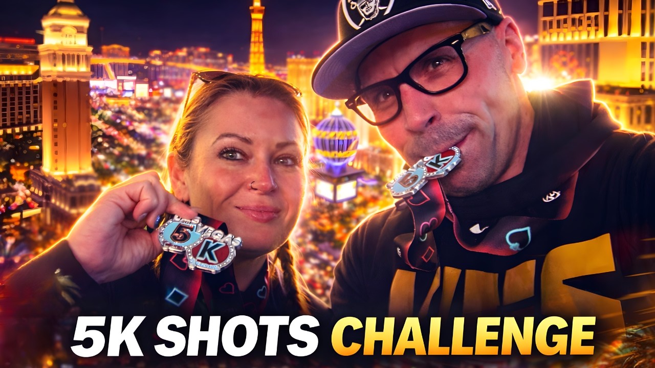Las Vegas Vlog: How Many Shots Can I Drink During a 5K Run?! 🍻