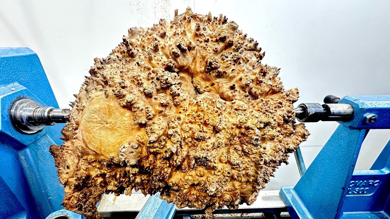 Woodturning - A Big Old Burl 