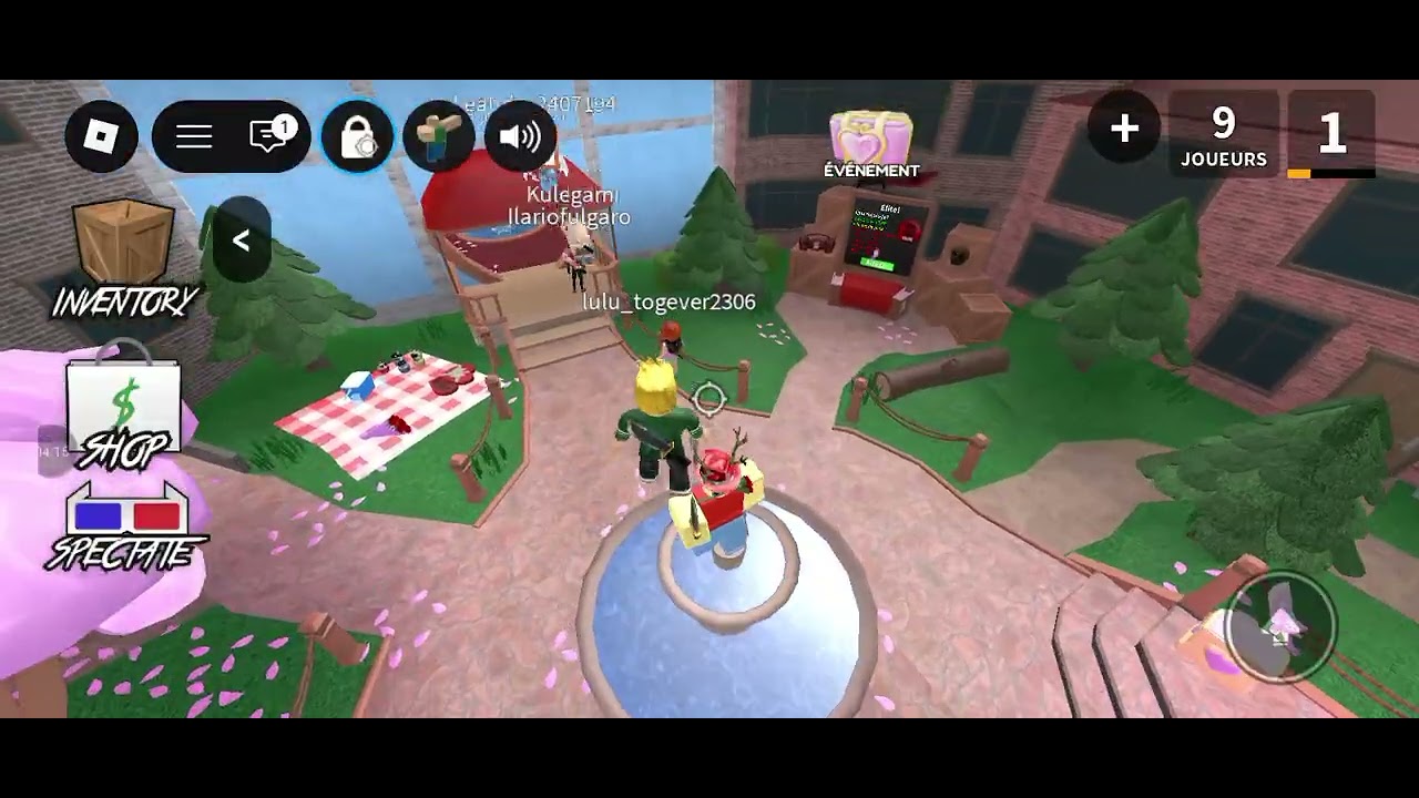 Je joue a mm2 je spame jump