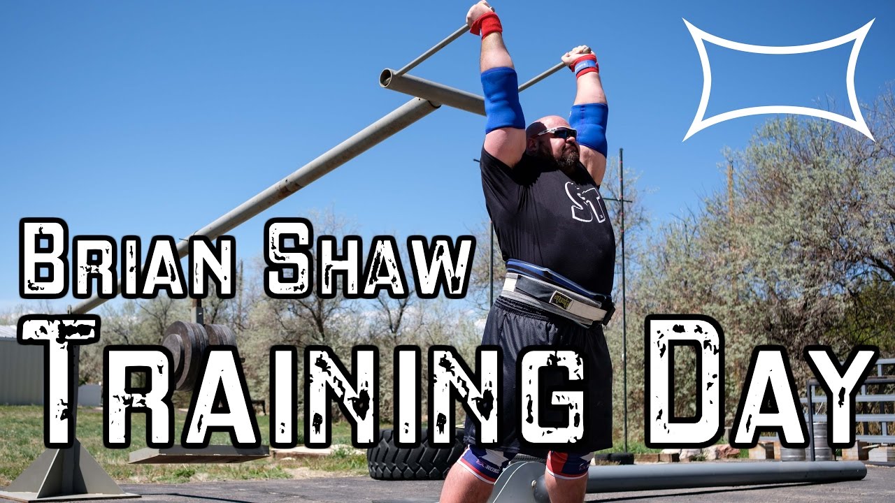 World's Strongest Man Brian Shaw —Training Day