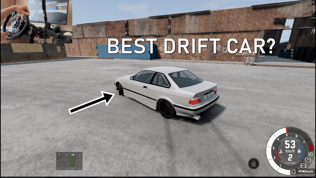 LOGITECH G29 BMW E36 DRIFT | Beamng Drive Wheelcam