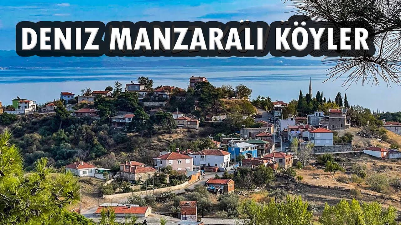 Деревни Эдремита с видом на море и горы Каз!