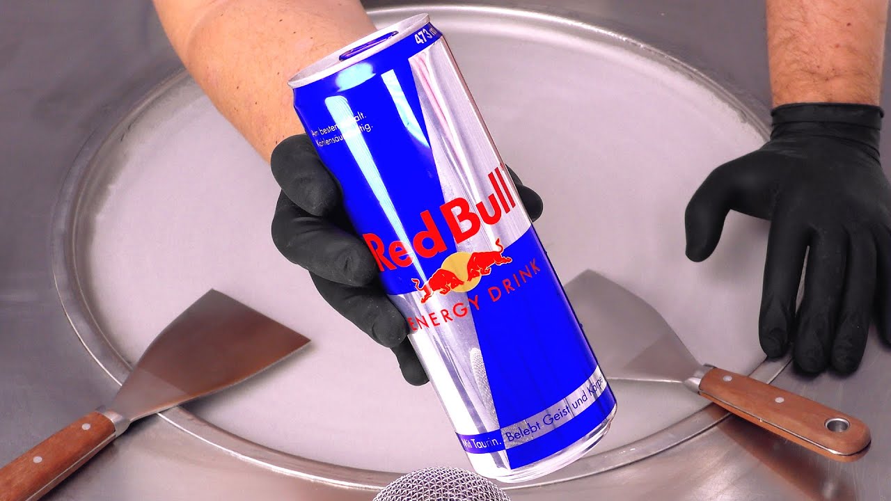 Red Bull - Ice Cream Rolls | ASMR