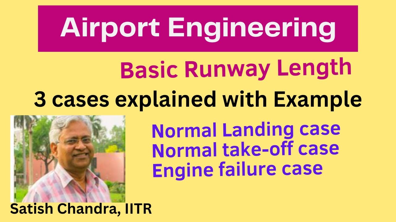 Basic Runway Length, Definition & estimation for normal landing, normal take-off and engine failure