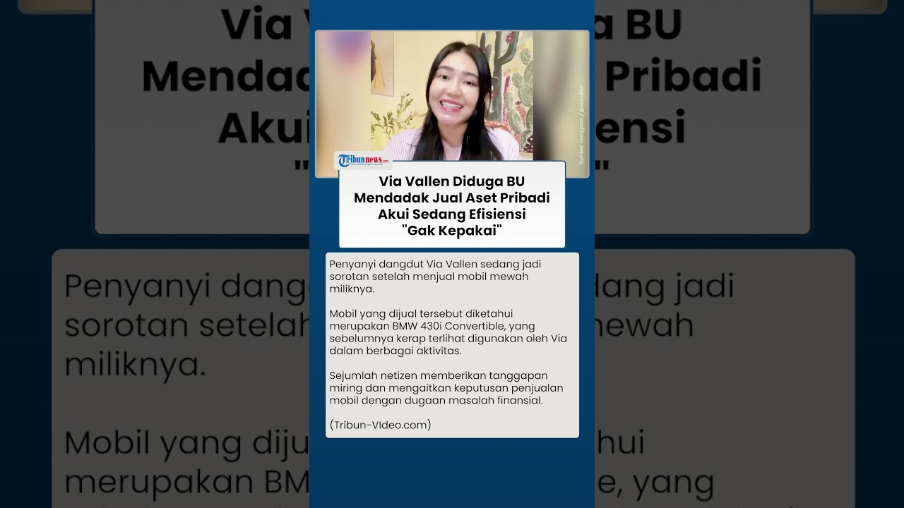 Via Vallen Jual Aset Mendadak, Diduga BU? Istri Chevra Yolandi Beberkan Alasan Efisiensi