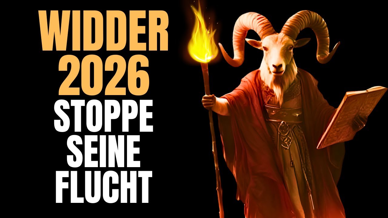 Widder 2026 &ndash; Wenn die Langeweile t&ouml;tet Dein Partner flieht bereits