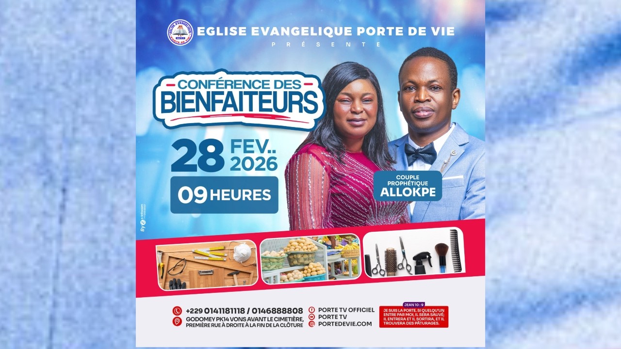 🟥CONFÉRENCE DES BIENFAITEURS  DU 26  FÉVRIER 2026