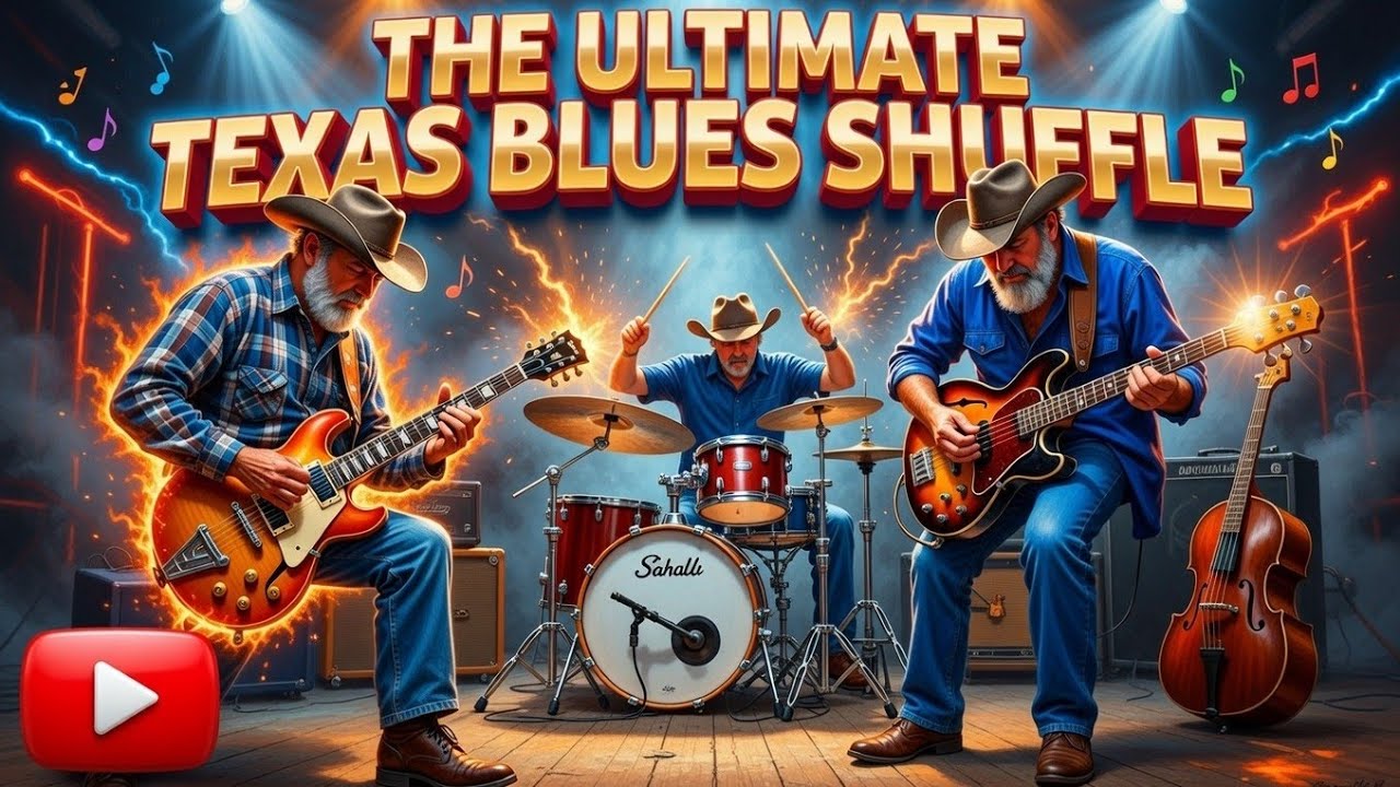 The Ultimate Texas Blues Shuffle - Gritty Guitar & Unstoppable Groove 🔥