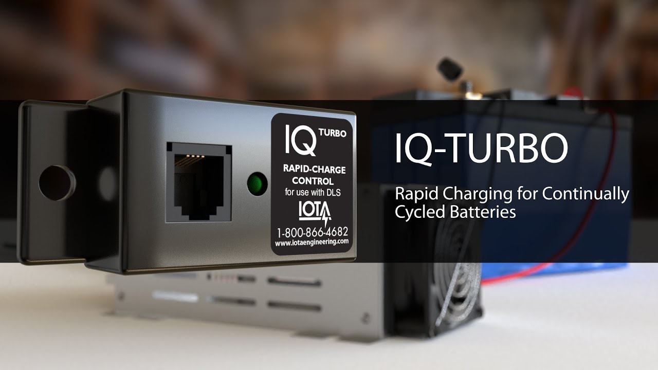 IOTA IQ-TURBO - Rapid Charging for Continually Cycled Batteries