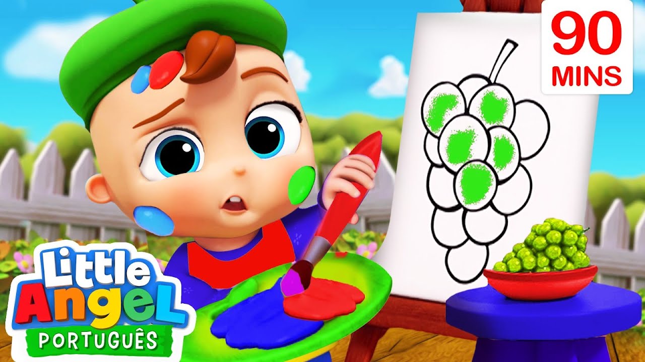 Joãozinho Aprende a Misturar as Cores + Mais | Canal do Joãozinho - Little Angel Português