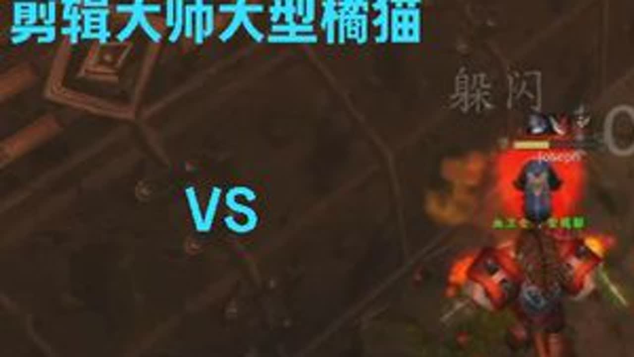 剪辑大师,大型橘猫VS著名演员,火爆哥! 剪辑大师著名演员之战!#魔兽世界怀旧服 #魔兽世界