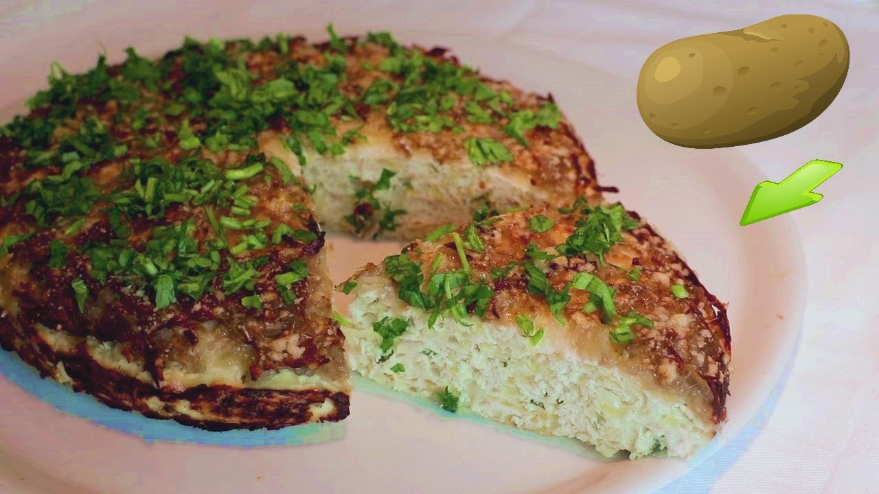 Пирог с курицей и картофелем ОЧЕНЬ БЫСТРО! # 497