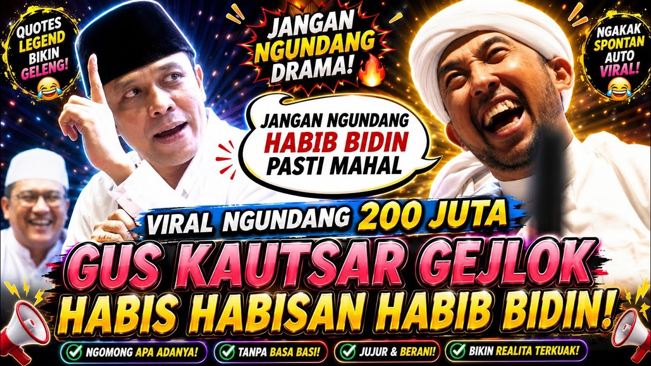 Viral ‼️ Ngundang Kok Mahal ‼️ Gus Kautsar Gejlok Habis Habisan Habib Bidin Az Zahir Live Bondowoso