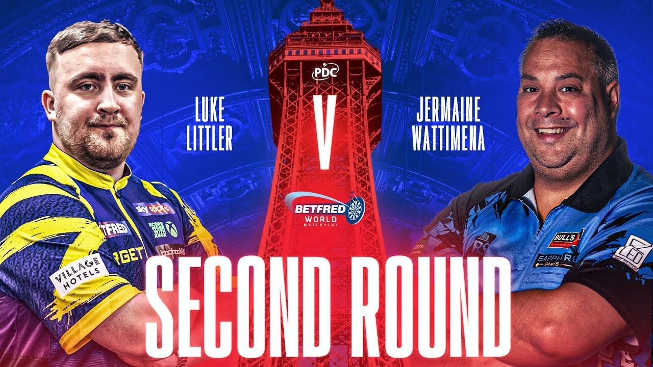 Luke Littler vs Jermaine Wattimena • World Matchplay 2025 Turno 2 (Blackpool) ITA