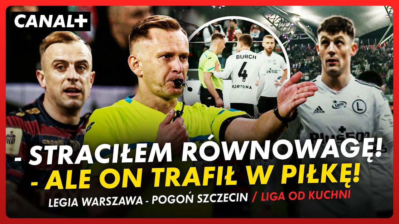 SĘDZIOWIE NA PODSŁUCHU W MECZU LEGIA - POGOŃ! JAK PRACOWAŁ VAR? | LIGA OD KUCHNI