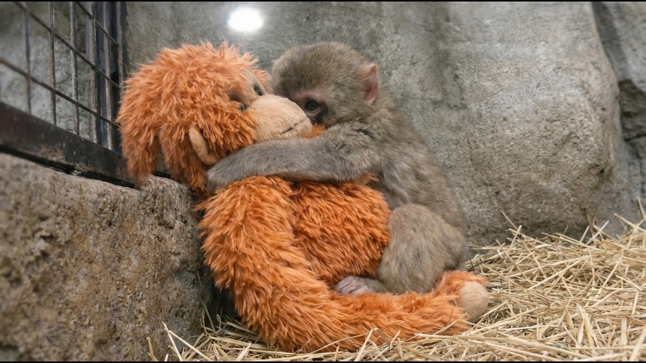 Baby Monkey Refused To Let Go Of A Stuffed Toy — The Reason Left Millions In Tears
