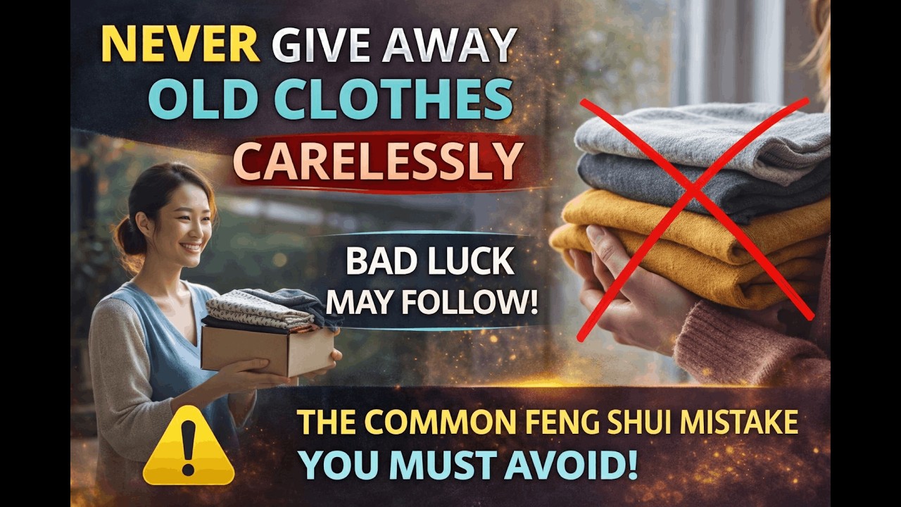 Never Discard Old Clothes Like This — It Can Drain Your Money Energy