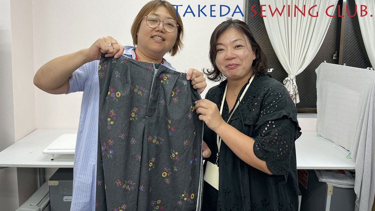 9/19(木) 第21回 TAKEDA SEWING CLUB Live streaming【前ジップあきのワイドパンツ(後ろゴム仕立て) 前編】