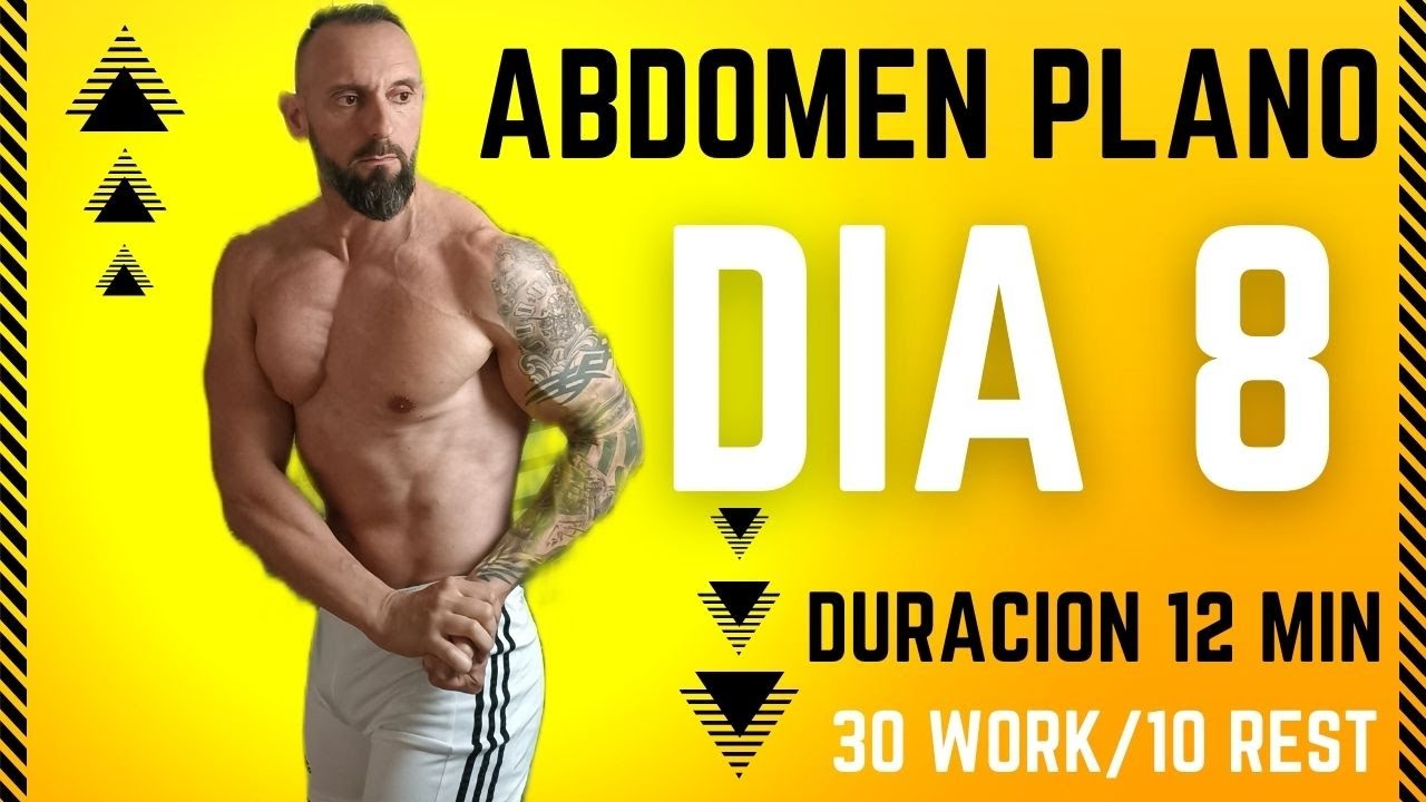 RETO ABDOMINALES EN 30 DIAS (Dia 8) ABDOMEN PLANO /para hombre y mujer