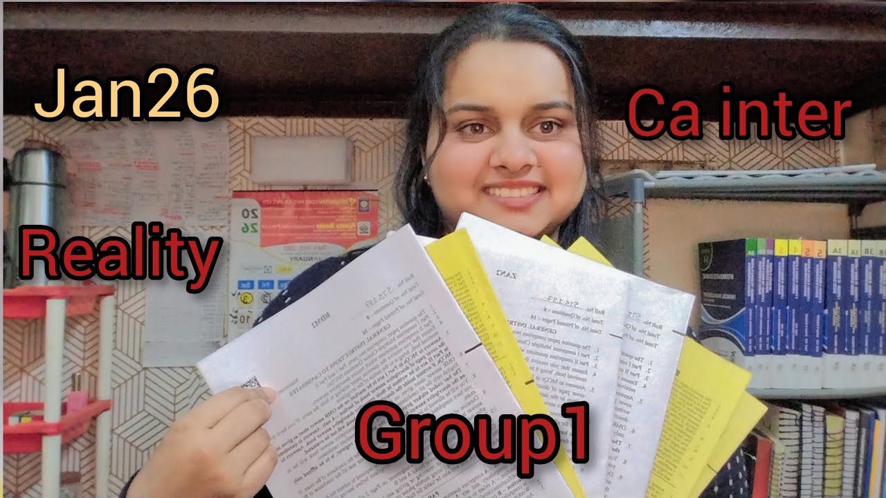 My CA INTER JAN26 EXAMS REVIEW 😮‍💨| My Real Experience After Exam 👍🏻📚||#cainter #caintergroup1