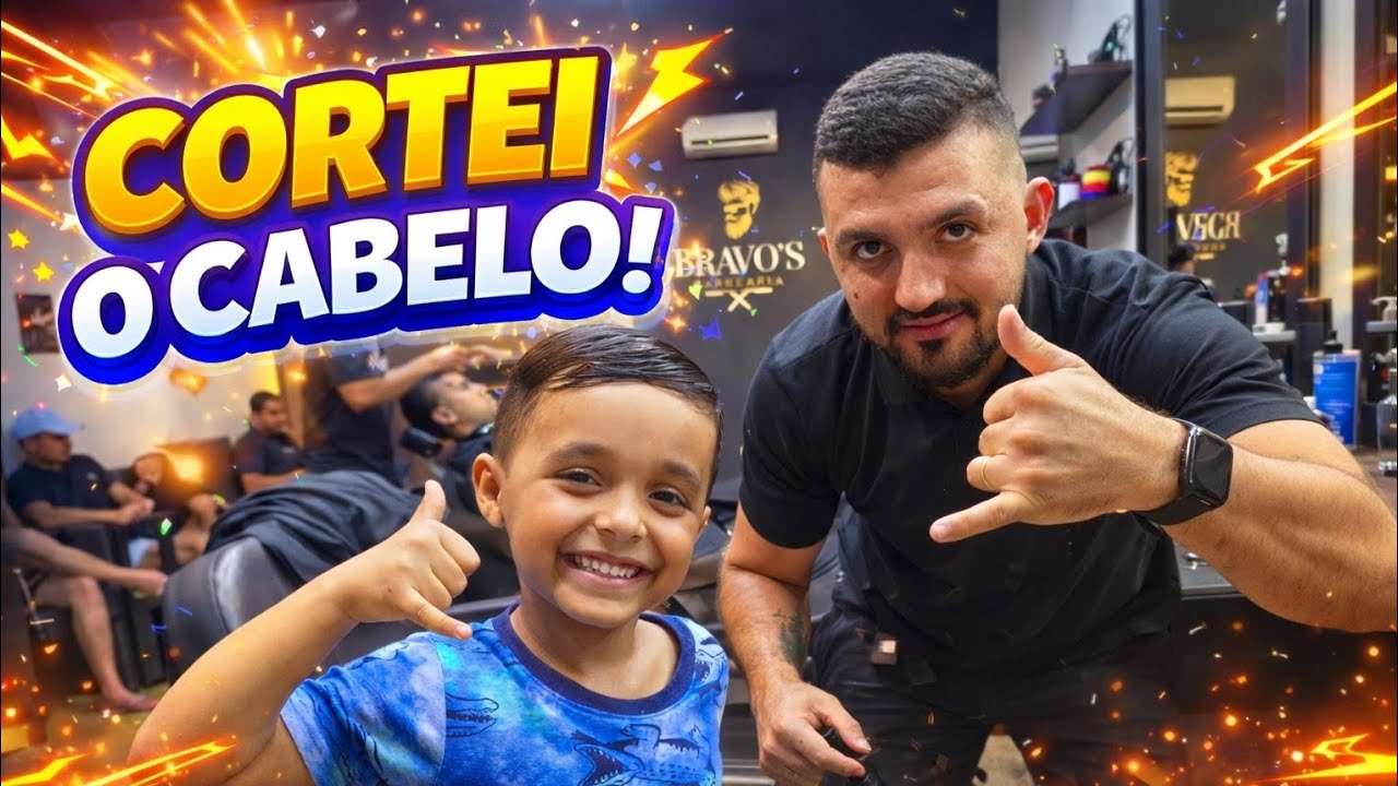 Dia de cortar o cabelo!!!