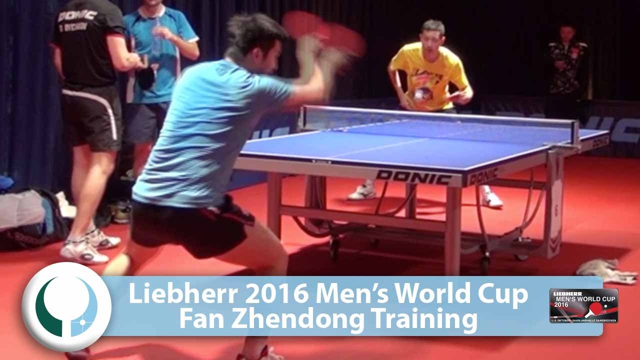 2016 Men's World Cup Training I Fan Zhendong