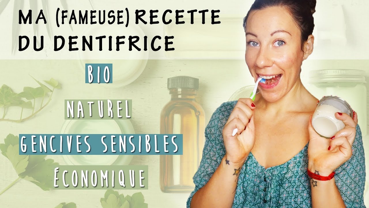 😀 DU DENTIFRICE FAIT MAISON ! Bio, écolo, efficace, économique... !