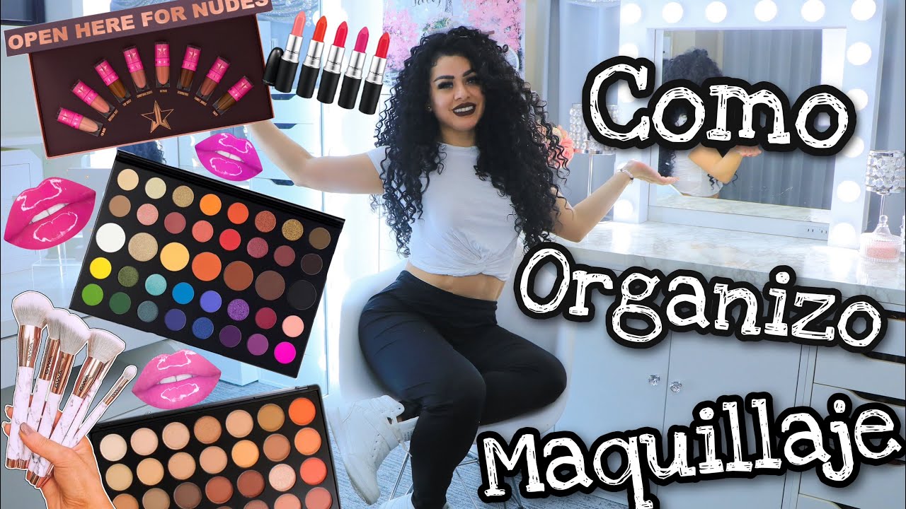 COMO ORGANIZO MI MAQUILLAJE Y LIMPIO MI STUDIO DE GRABACIÓN.