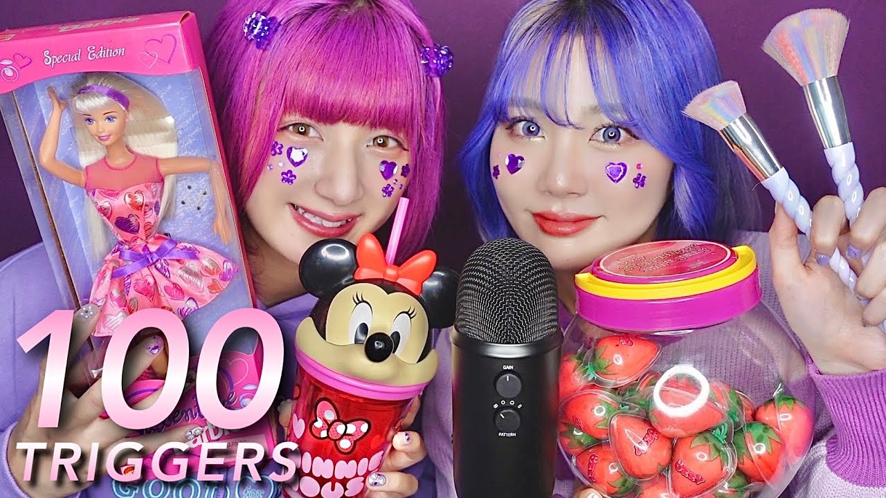 [Субтитры]ASMR｜100 покалывающих триггеров с Шинако