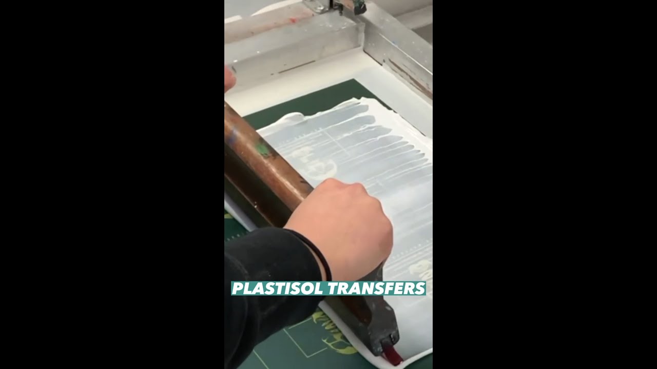 Plastisol transfers. #shorts