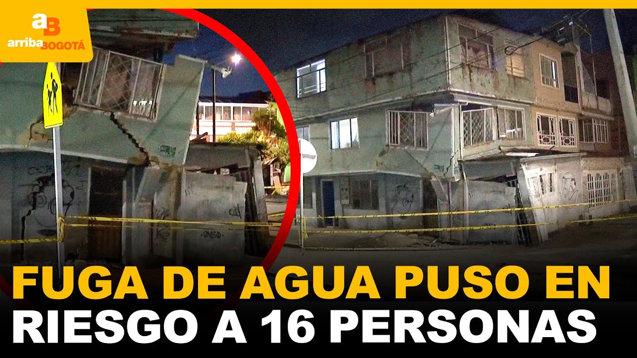 Colapso de una vivienda tras filtraciones en el barrio Roma | CityTv | ArribaBogotá