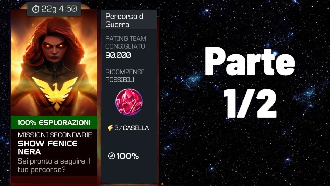 Mcoc | Show Fenice Nera | Percorso di guerra