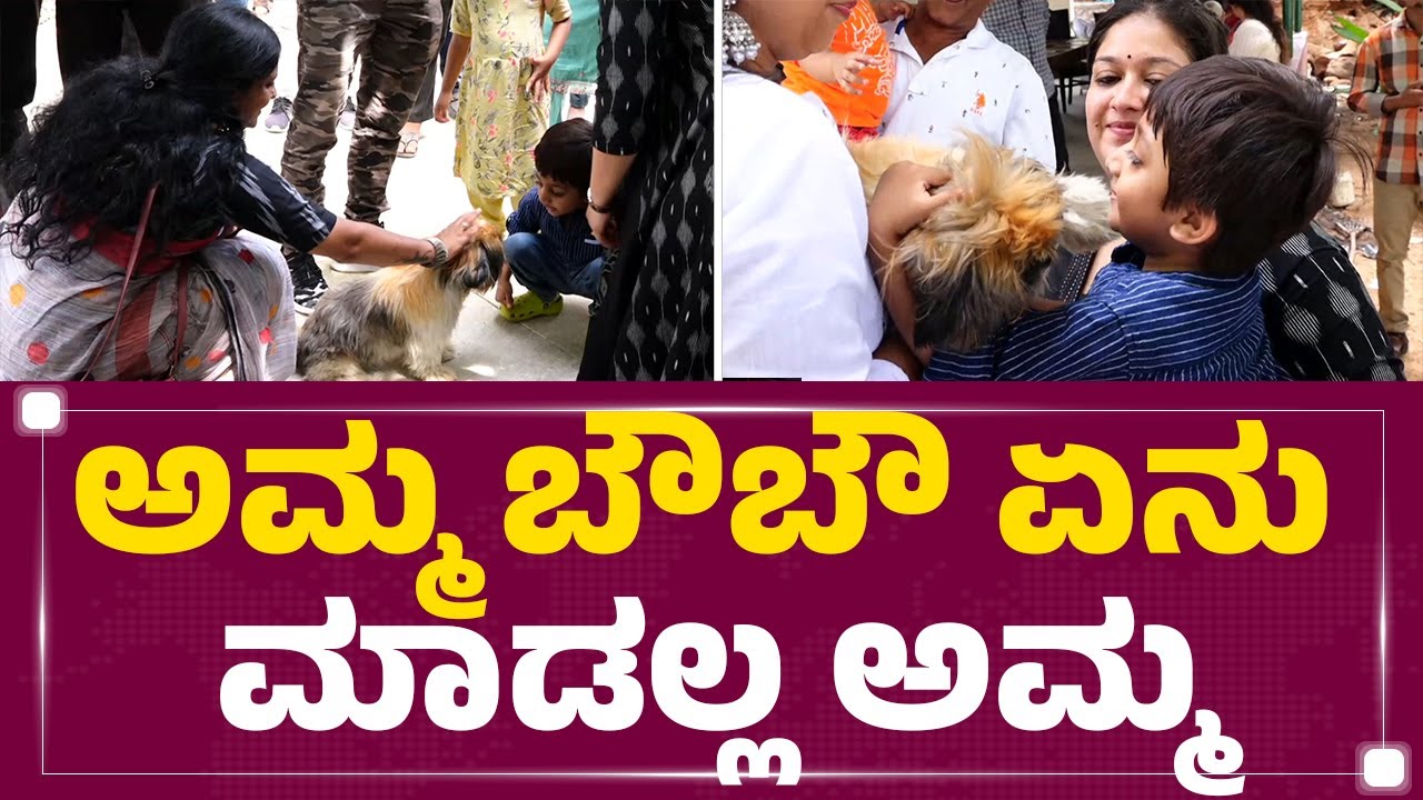 Raayan Raj Sarja : ಅಮ್ಮ ಬೌಬೌ ಏನು ಮಾಡಲ್ಲ ಅಮ್ಮ​ | Meghana Raj | @newsfirstkannada