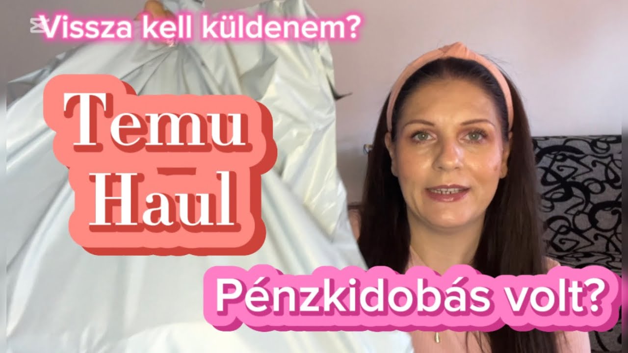Óriási csalódás! 😱 Rengeteg terméket vissza kell küldenem!#temu #haul 