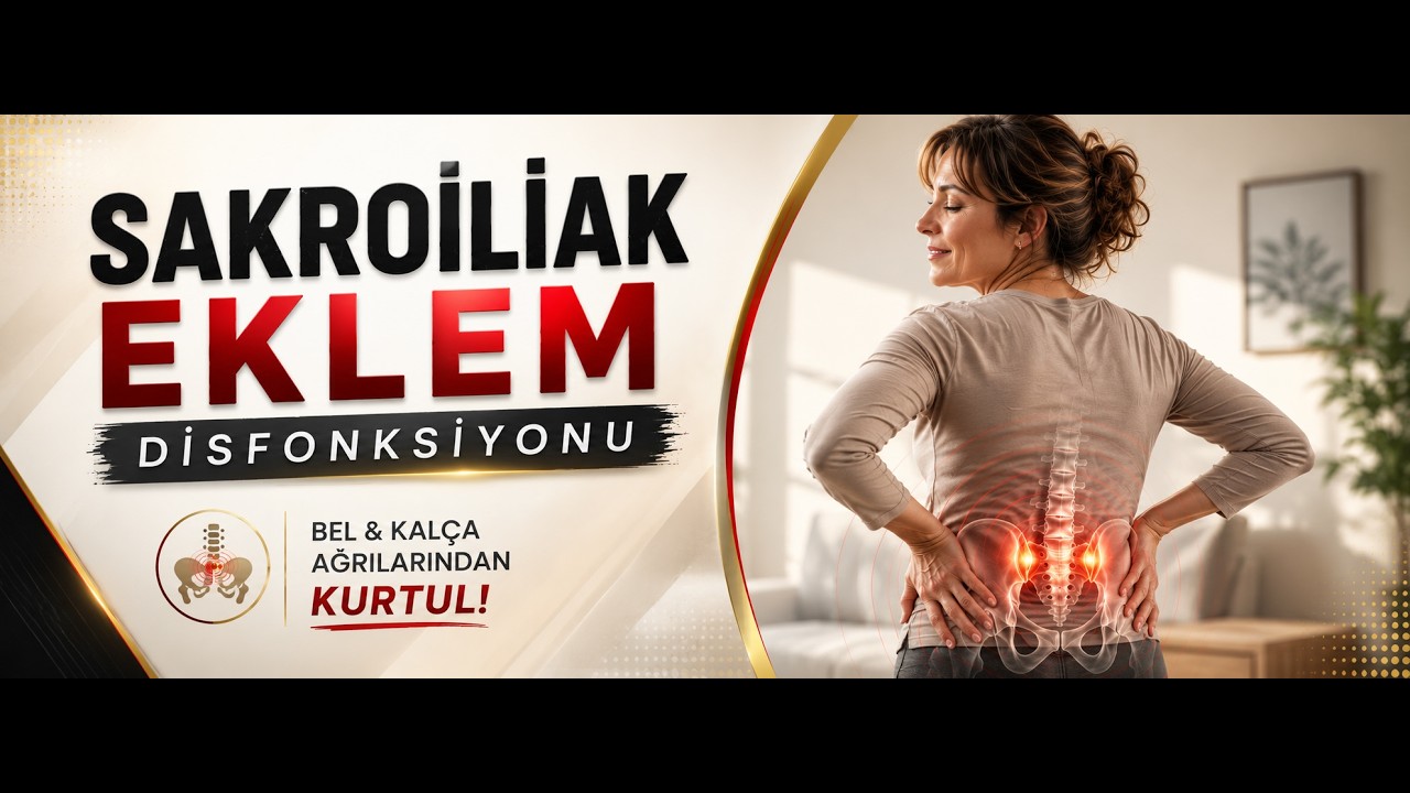 Bel Ağrılarının En Büyük Nedeni Sakroiliak Eklem (Sİ) Disfonksiyonu - FZT. VEDAT ÜLKER