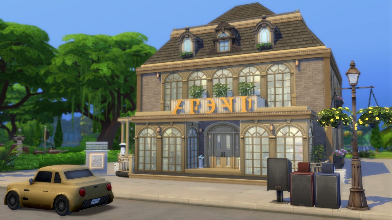 RESTAURANT LE PARISIEN | The Sims 4 - Speed Build