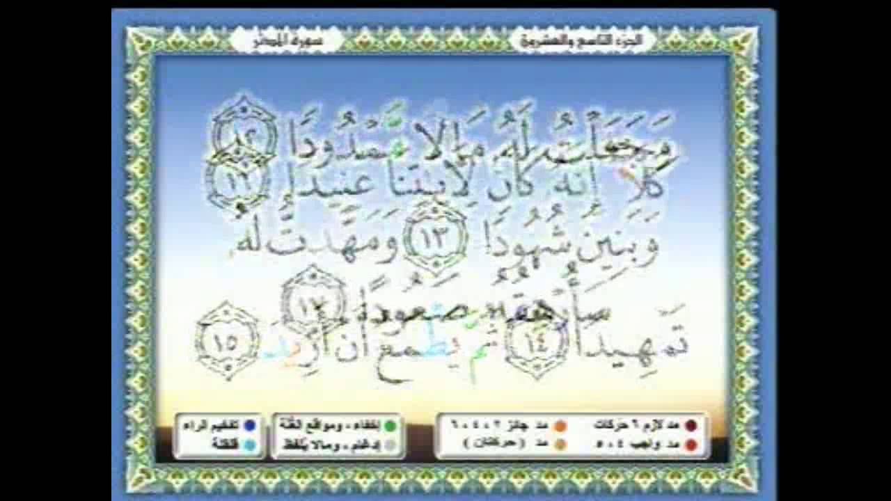 سعدالغامدي 230  - جزء 29 -  ربع6- إِنَّ رَبَّكَ يَعْلَمُ أَنَّكَ تَقُومُ أَدْنَى مِنْ ثُلُثَي