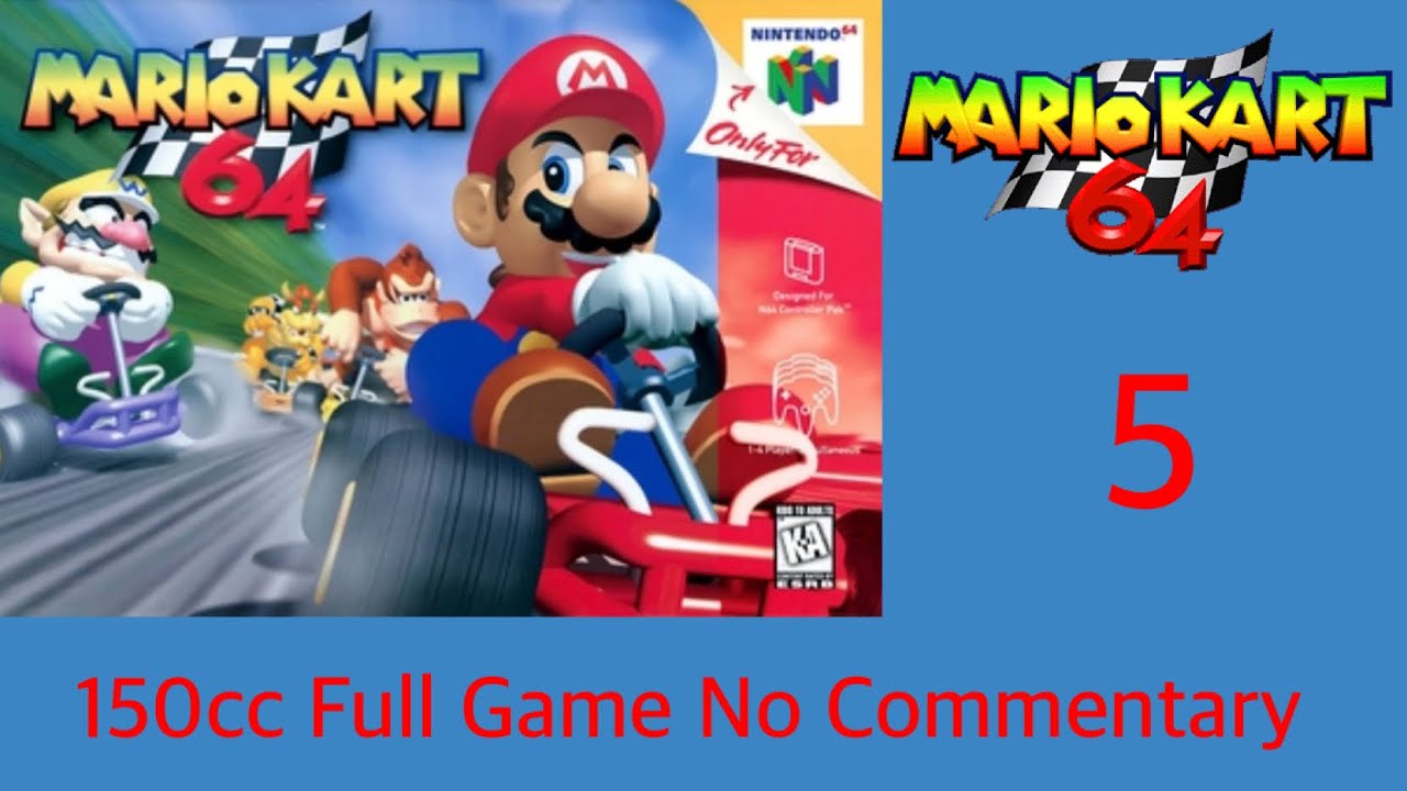 N64 Gameplay: Mario Kart 64 150cc (No Commentary) (I Made The Volume Louder This Time)